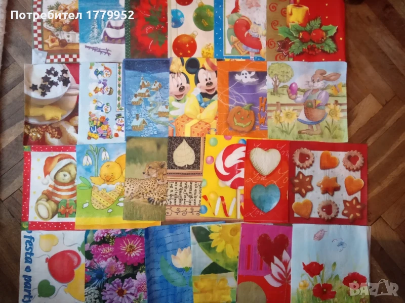 Колекция от салфетки, снимка 1