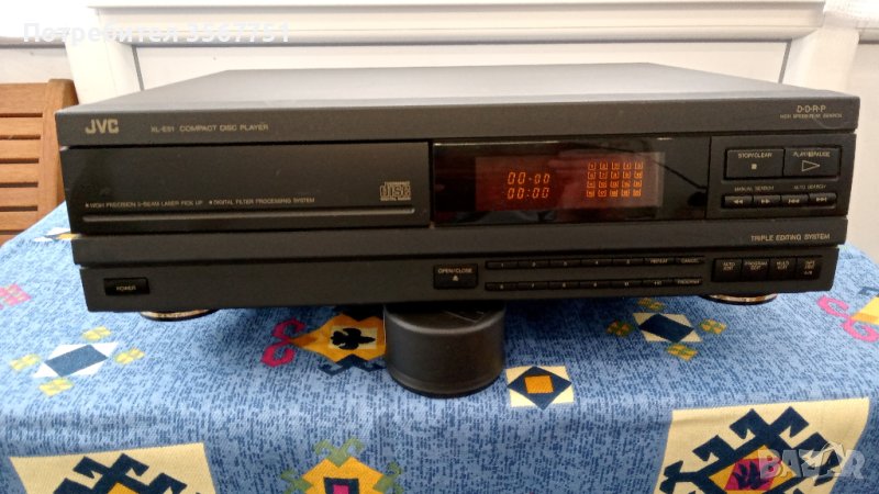  CD player JVC XL-E51BK/минус 10% отстъпка  , снимка 1