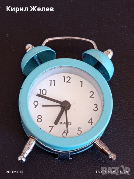 Красив малък будилник кварц за КОЛЕКЦИЯ ДЕКОРАЦИЯ 50598, снимка 1