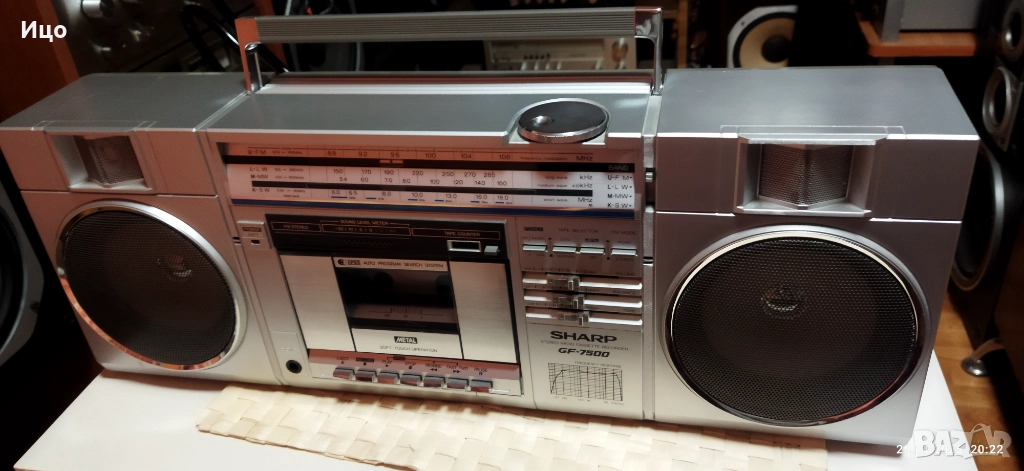 Sharp GF 7500H радиокасетофон., снимка 1
