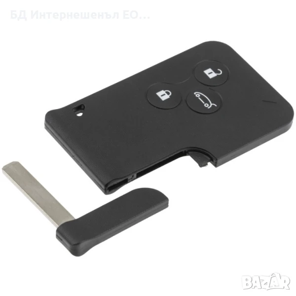 Кутийка за ключ карта Renault Clio 3, Megane 2, Scenic 2. с 3 бутона, снимка 1