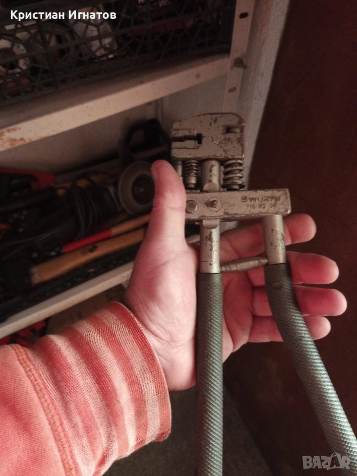 ПУНКТШВАЙЦ И ПРОБИВАЩИ КЛЕЩИ НА ФИРМАТА WURTH , снимка 1