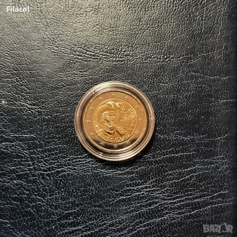 2 евро Испания 2022 Първо околосветско плаване UNC, снимка 1