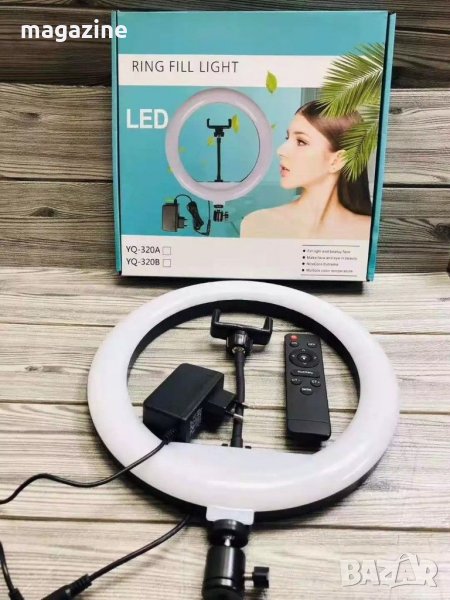 Ново! ХИТ! Професионална LED Селфи Ринг Лампа за снимки и Видео , Tic Tоc-Тик Ток, снимка 1