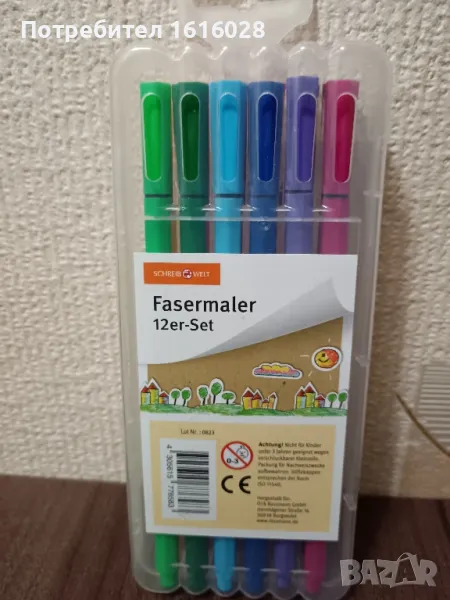 Комплект от 12 броя фулмастери. , снимка 1