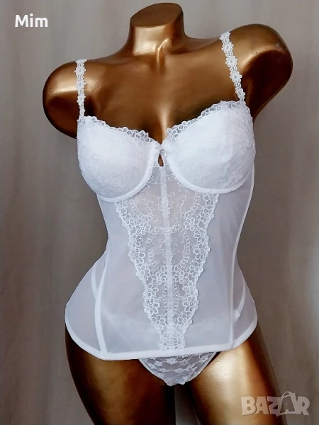 75 В Бял корсет , снимка 1