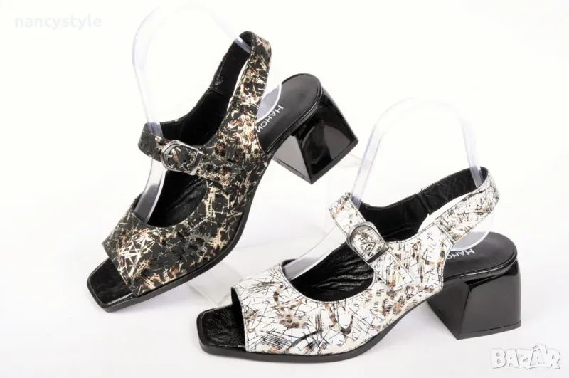 СЕЗОН'25! Елегантни дамски сандали на ток - Два цвята, снимка 1
