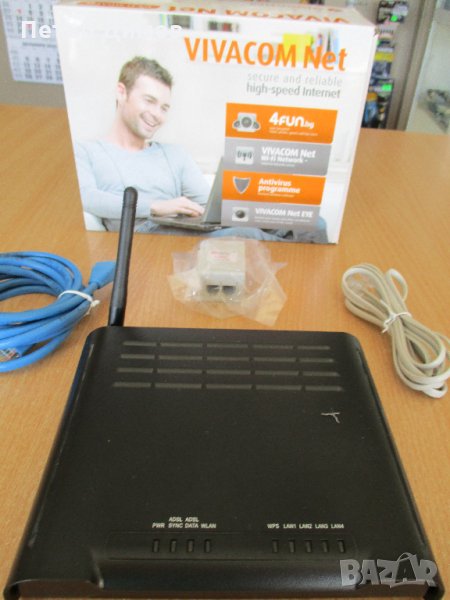 Продавам Wi-Fi  Модем БТК ADSL,P.DG A4100N A-000-11A4-AY, снимка 1