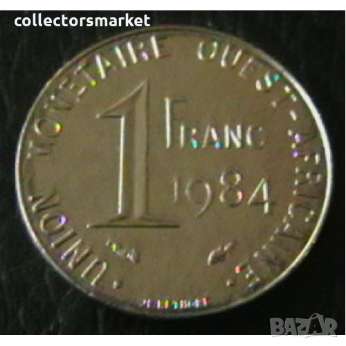 1 франк 1984, Западно Африкански Щати, снимка 1