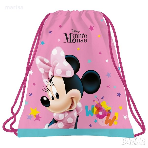 Торба за спорт MINNIE MOUSE, розова Код: 5901130087396, снимка 1