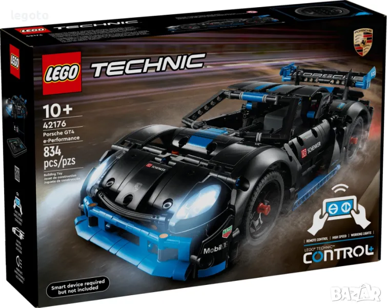 НОВО ЛЕГО 42176 Техник-Състезателна кола Порше GT4 e-Performance LEGO 42176 TECHNIK Porsche GT4 e-Pe, снимка 1