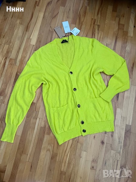 Мъжка жилетка блуза Maison Flaneur 54 размер жълта, снимка 1