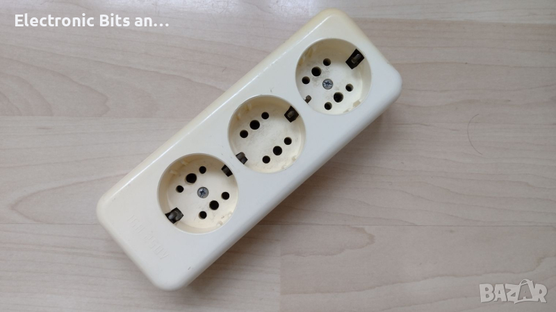 Разклонител, троен, 16А, 250V, снимка 1