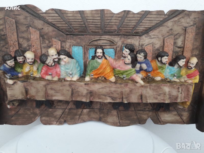 тайната вечеря пано,барелеф, снимка 1