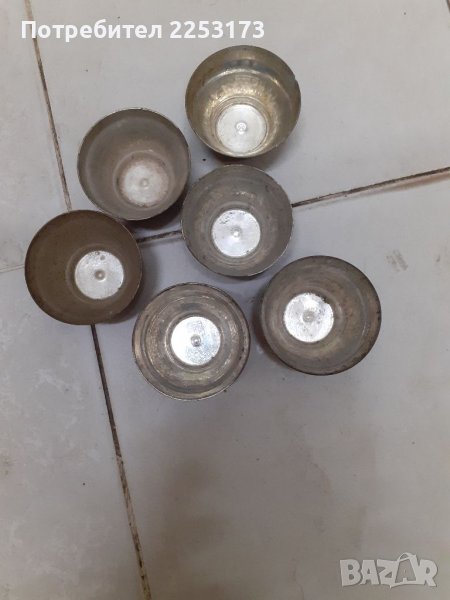 БГ медни чаши 6 броя, снимка 1