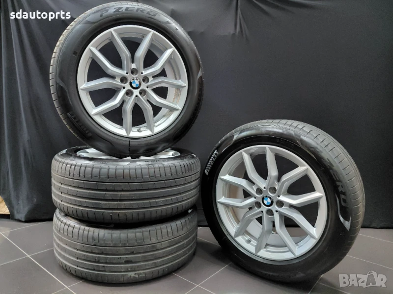 19” Летен К-т BMW Джанти Style 734 Гуми Pirelli Датчици БМВ X5 G05 X6 G06, снимка 1