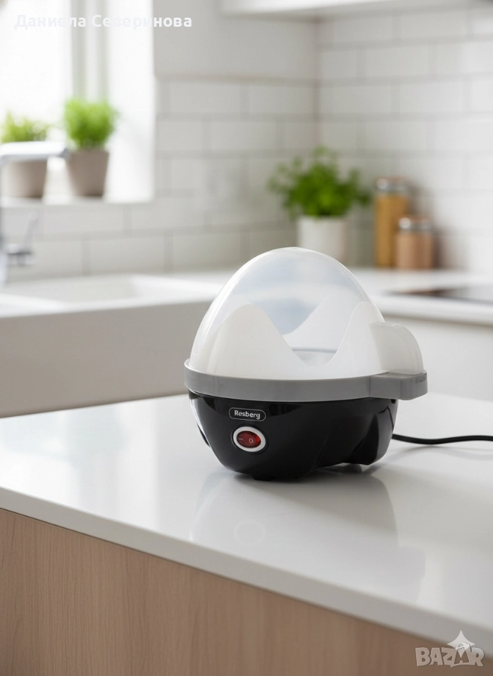 Яйцеварка Rosberg R51982A, 350W, За 7 яйца, Автоматично икзлючване, снимка 1
