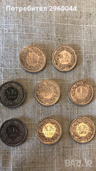 1/2 Fr.Швейцарски Франк, снимка 1