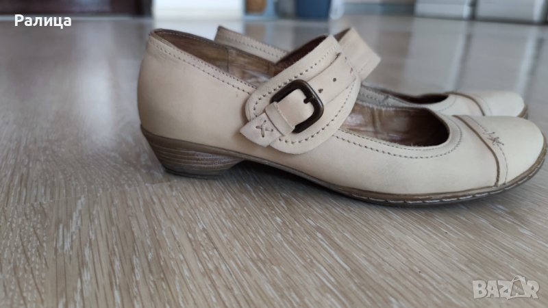 Дамски обувки от естествена кожа, тип скарпини, номер 37 , снимка 1