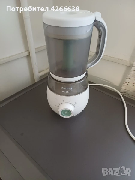Комбиниран уред Philips AVENT за готвене на пара и блендер 4в1, снимка 1