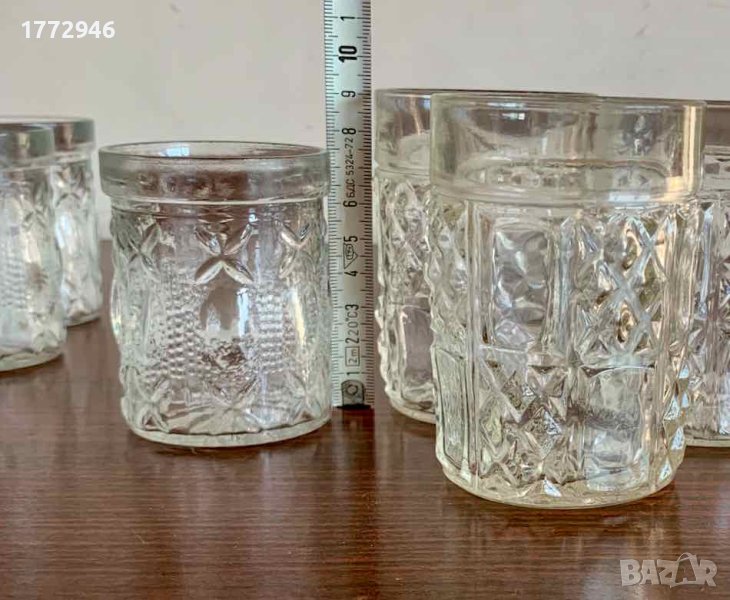 Стъклени чаши 12 бр (100 мл 9 броя, 200 мл 3 броя), снимка 1