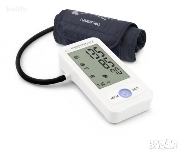 Апарат за измерване на кръвно налягане Esperanza Vitality, Систолично и диастолично, Открива сърдечн, снимка 1