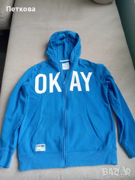 Почти нови ватирани суичъри с качулки , снимка 1