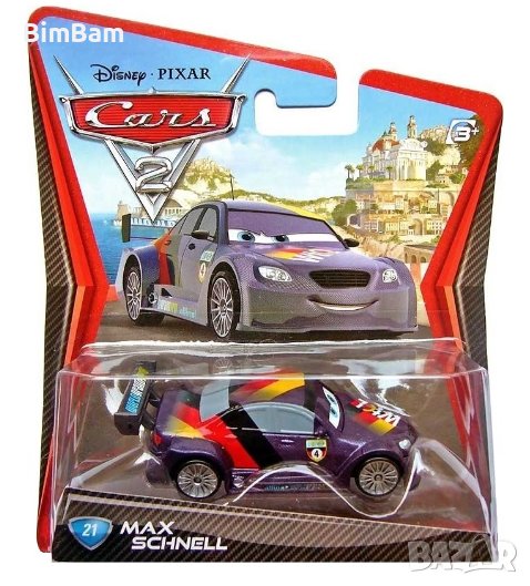  Количка Cars Max Schnell / Disney / Pixar / OLD SERIES !, снимка 1