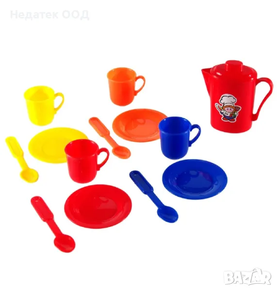 Детски кухненски сервиз за чай, 13 бр., снимка 1