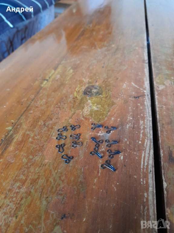 Стари телени копчета,копче #3, снимка 1