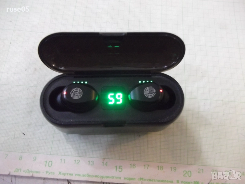 Слушалки блутут "F9" работещи, снимка 1