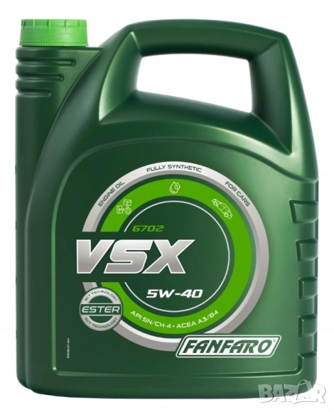 Моторно масло FANFARO VSX 5W40 5л , снимка 1