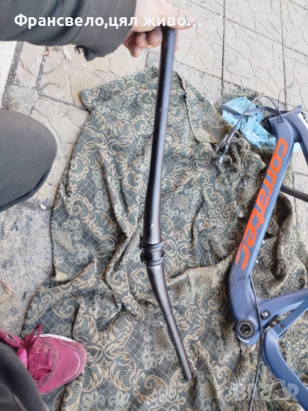 Кормило 35 с лапа за стержен 28.6 за велосипед колело , снимка 1