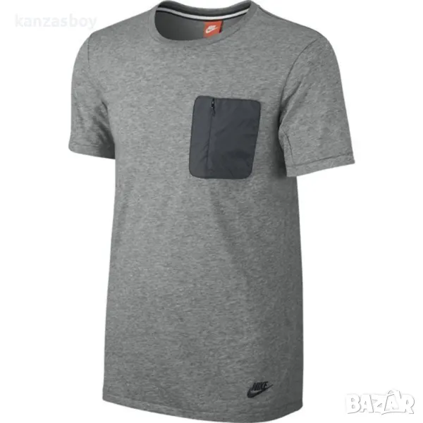 Nike T-Shirt Hybrid Top Grey - страхотна мъжка тениска ХЛ, снимка 1