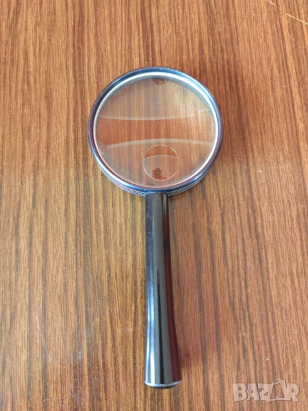 Ръчна лупа, Ф75 мм, 17.5 см, Черна, снимка 1