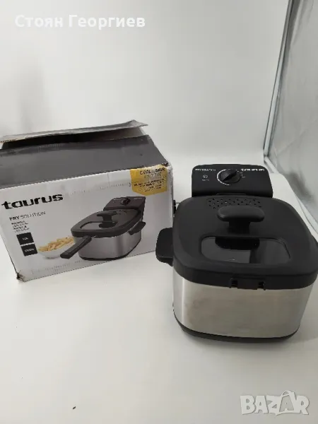Чисто нов фритюрник TAURUS 1.5л 1200вата инокс , снимка 1