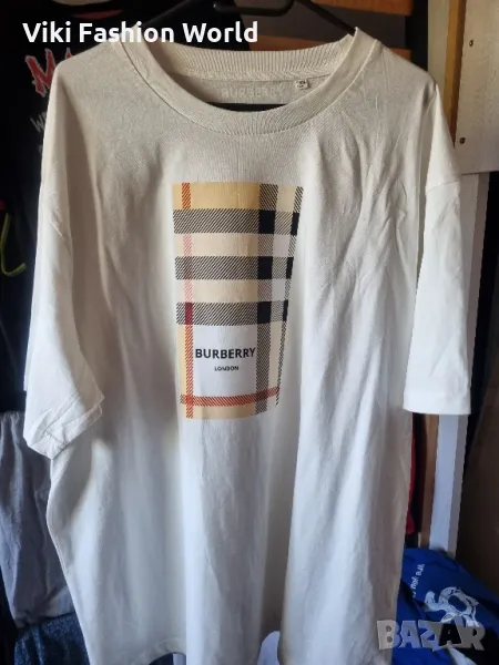 Burberry мъжка тениска бяла, снимка 1