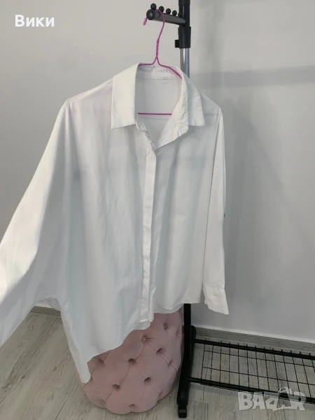 Дамска риза овърсайз наметка , снимка 1