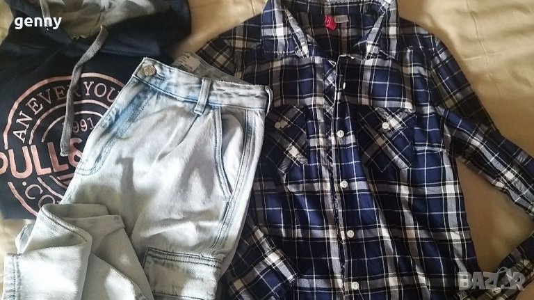 Сет:,H&M риза, горнище Pull&Bear  ..., снимка 1