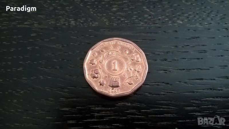 Монета - Уганда - 1 шилинг | 1987г., снимка 1