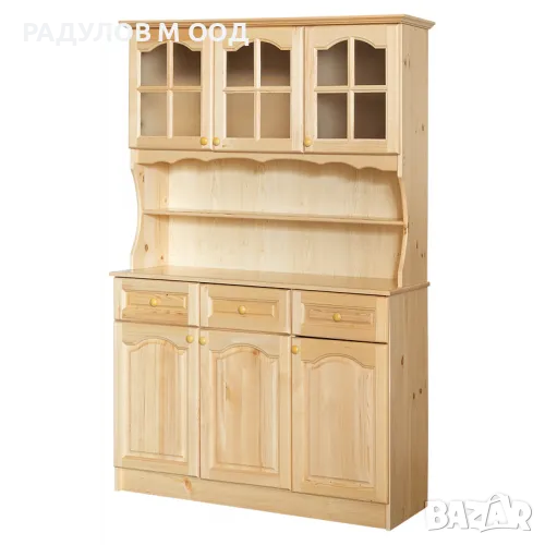 Бюфет Бавария масив-чам трикрилен / 33001, снимка 1