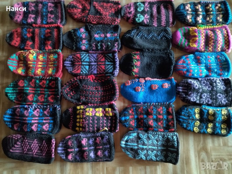Ръчно плетени терлици, снимка 1