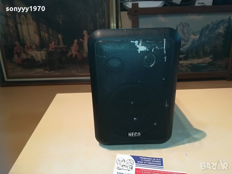 heco-heco pro130 germany-тонколона 1бр-внос швеция-23х16х16см, снимка 1