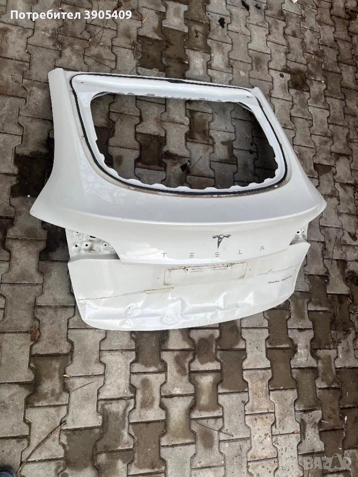 Заден капак за Тесла Y с забележки, снимка 1