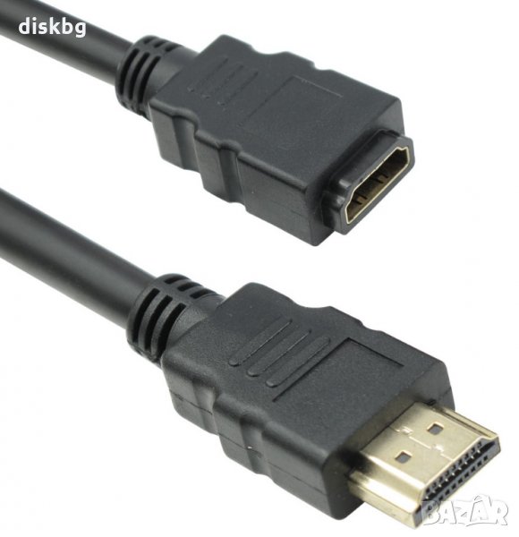 Нов кабел HDMI M на HDMI F - удължител 1.5 метра, снимка 1