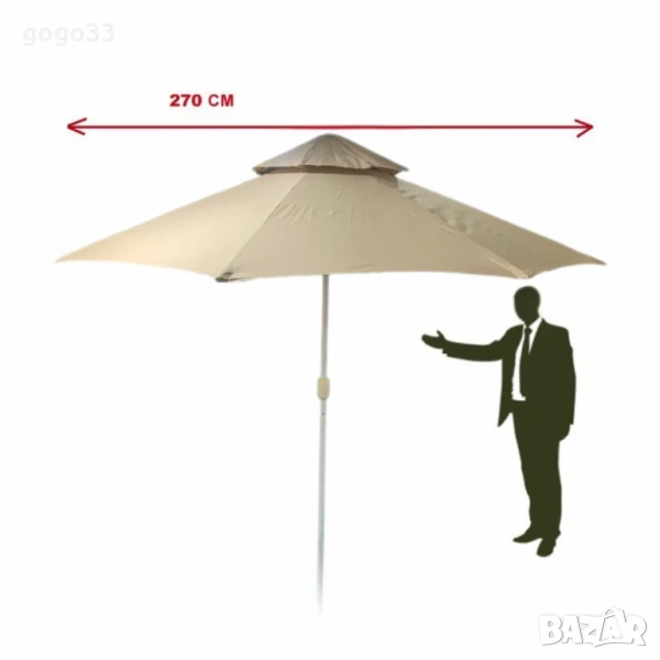 плажен чадър, снимка 1