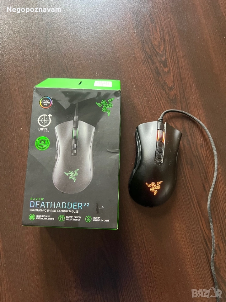 Гейминг мишка Razer Deathadder v2 /с кутия/, снимка 1