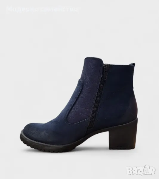 Дамски боти естествена кожа български , снимка 1