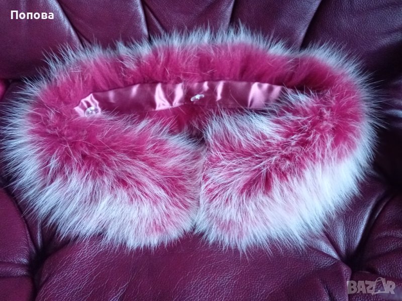 Лента /яка естествен косъм  лисица, снимка 1