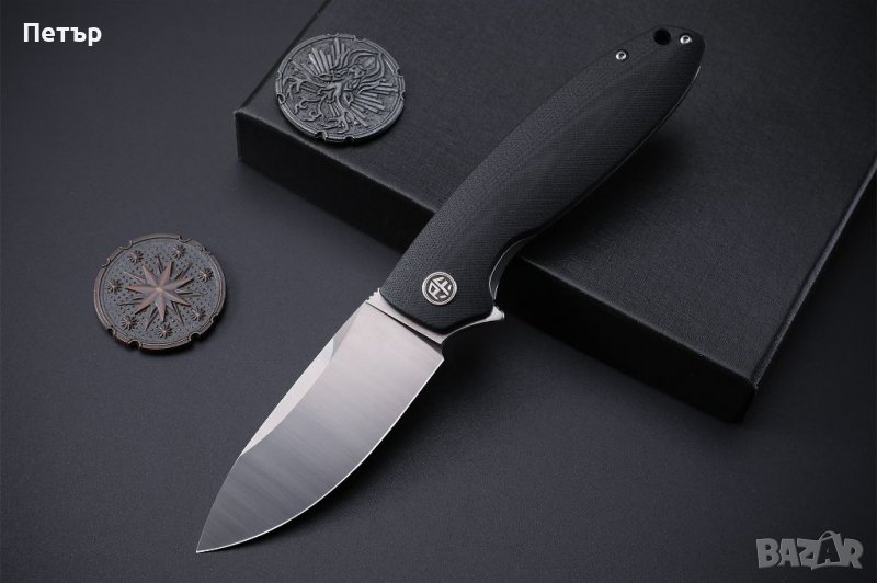 Petrified Fish PFB01 Terra - D2 стомана и G10 , снимка 1